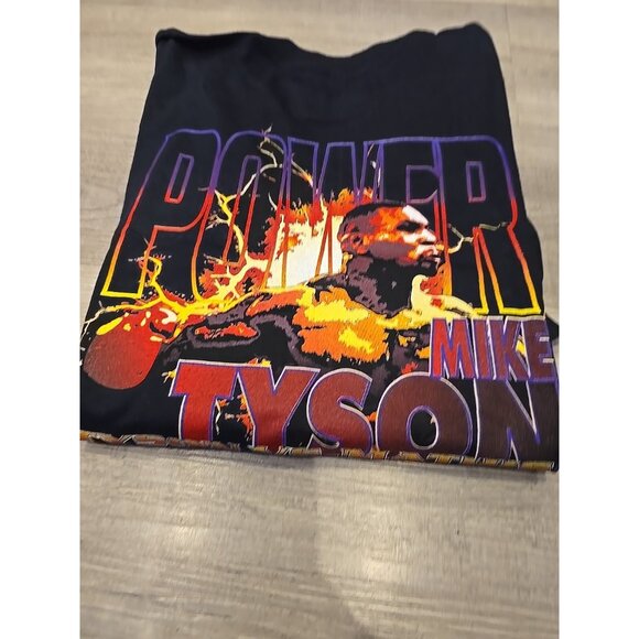 Vintage Deadstock 90s mike tyson mathis boxing t-shirt 1995 With Tags Las Vegas - Picture 11 of 13
